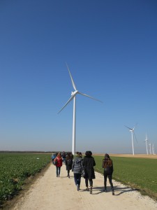 Champ d'éoliennes